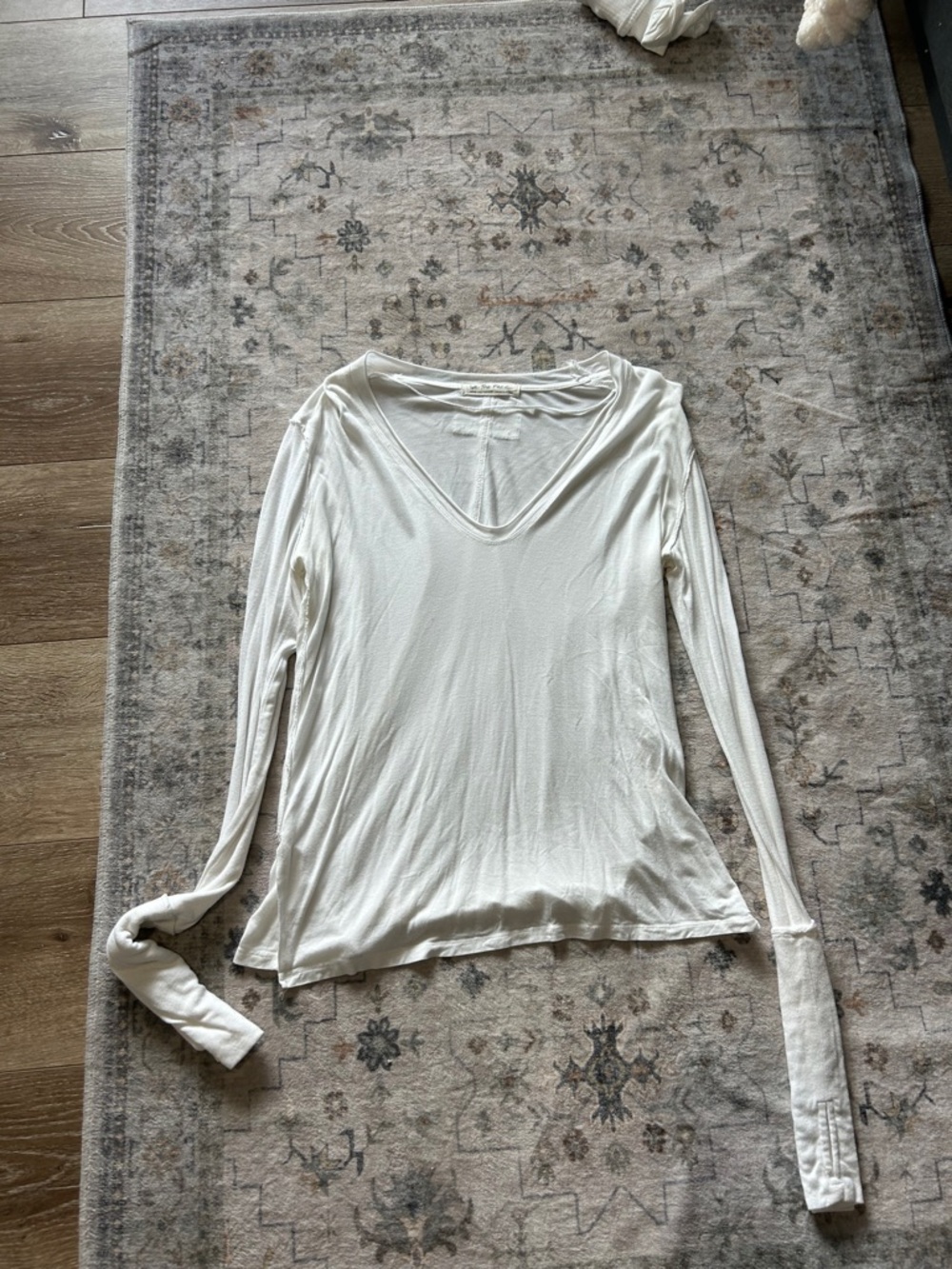 We The Free Long Sleeve V-Neck Top